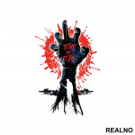 Fight The Fear Raised Hand - The Walking Dead - Nalepnica