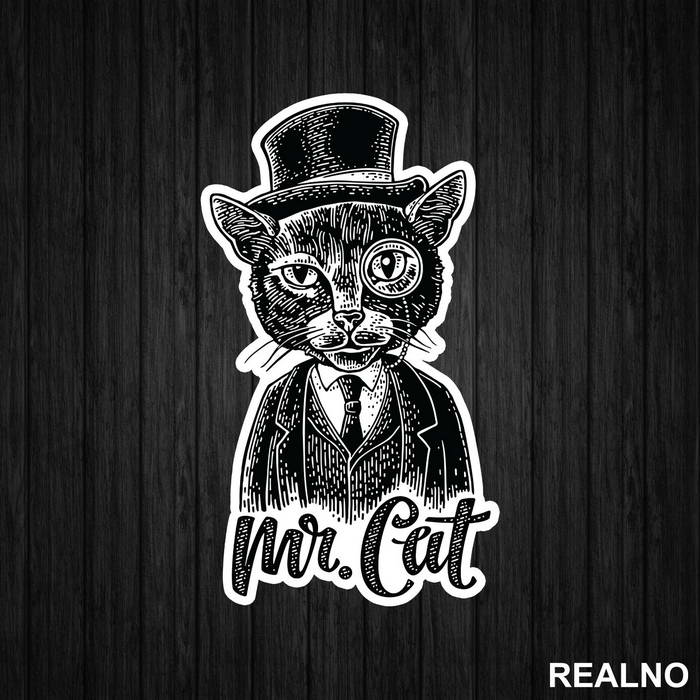 Mr Cat - Životinje - Nalepnica