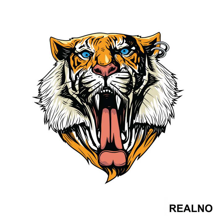 Tiger Roar - Životinje - Nalepnica