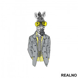 Stylish Zebra - Životinje - Nalepnica Stylish Zebra - Životinje - Nalepnica