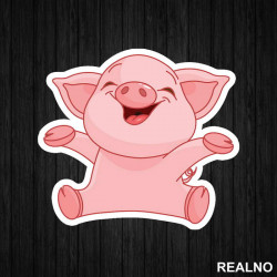 Happy Piggy - Životinje - Nalepnica Happy Piggy - Životinje - Nalepnica