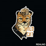 Wild Cat - Životinje - Nalepnica