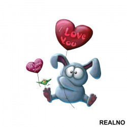 I Love You - He Loves You - Životinje - Nalepnica I Love You - He Loves You - Životinje - Nalepnica