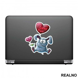 I Love You - He Loves You - Životinje - Nalepnica I Love You - He Loves You - Životinje - Nalepnica