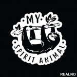 My Spirit Animals Sloth - Životinje - Nalepnica