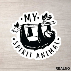My Spirit Animals Sloth - Životinje - Nalepnica My Spirit Animals Sloth - Životinje - Nalepnica