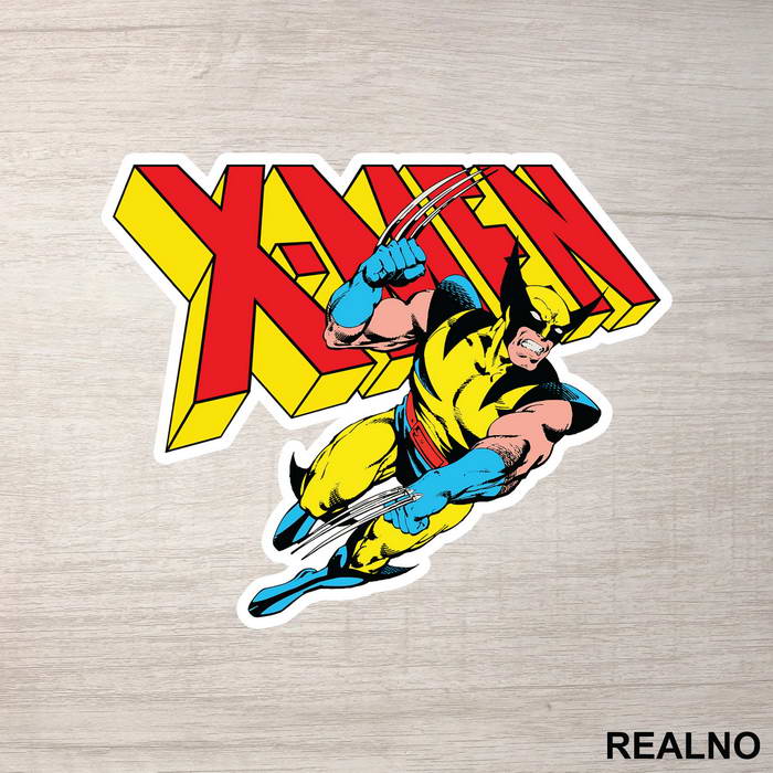X-Men Ready To Fight - Wolverine - Nalepnica
