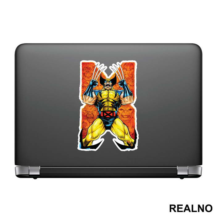 Rage X-Men - Wolverine - Nalepnica