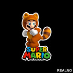 Rakun  - Super Mario - Nalepnica