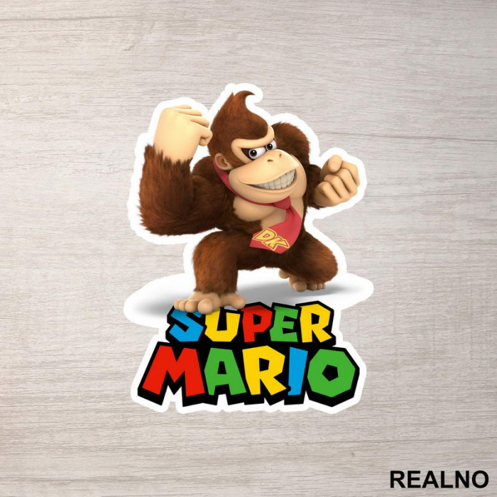 Donki Kong - Super Mario - Nalepnica