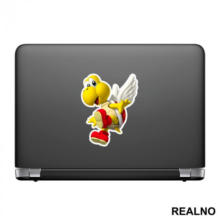 Crvena leteća kornjača - Super Mario - Nalepnica