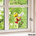 Crvena leteća kornjača - Super Mario - Nalepnica