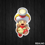 Pečurkica - Super Mario - Nalepnica