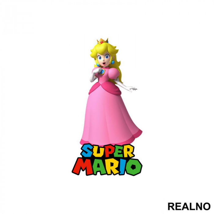 Princeza Breskvica - Princess Peach - Super Mario - Nalepnica
