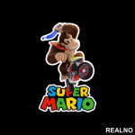 Donki Kong vozi karting - Super Mario - Nalepnica