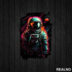 Colorful Astronaut - Space - Svemir - Nalepnica