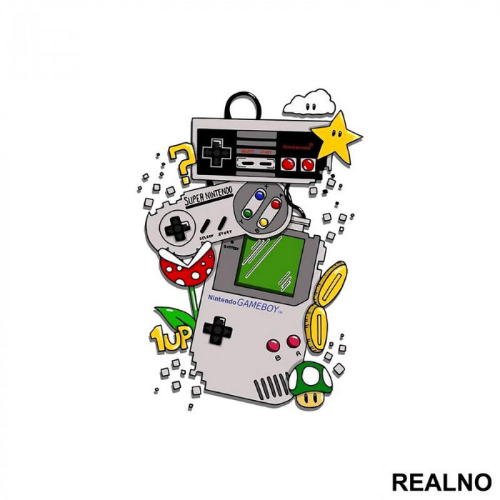 Nintendo - Super Mario - Nalepnica