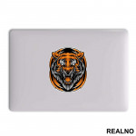 Angry Tiger - Colors - Tigar - Životinje - Nalepnica