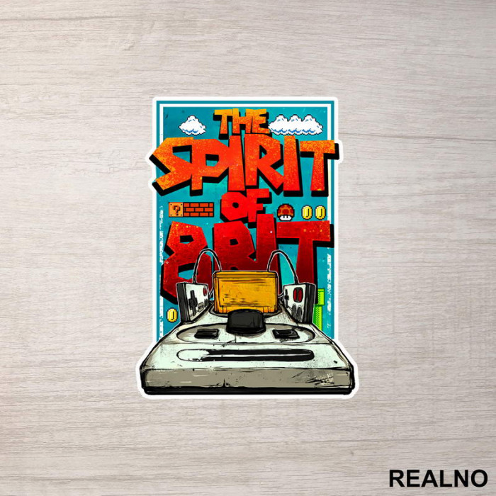 The Spirit Of 8bit - Colors - Nintendo - Game - Nalepnica