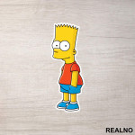 Bart Portret - The Simpsons - Simpsonovi - Nalepnica