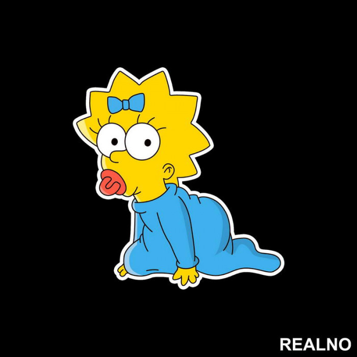 Maggie - Megi - The Simpsons - Simpsonovi - Nalepnica