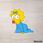 Maggie - Megi - The Simpsons - Simpsonovi - Nalepnica