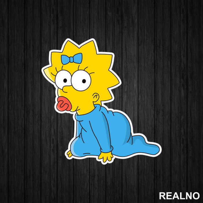 Maggie - Megi - The Simpsons - Simpsonovi - Nalepnica