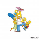 Krofnice - Porodica - The Simpsons - Simpsonovi - Nalepnica