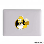 Homer Sa Pivom - The Simpsons - Simpsonovi - Nalepnica