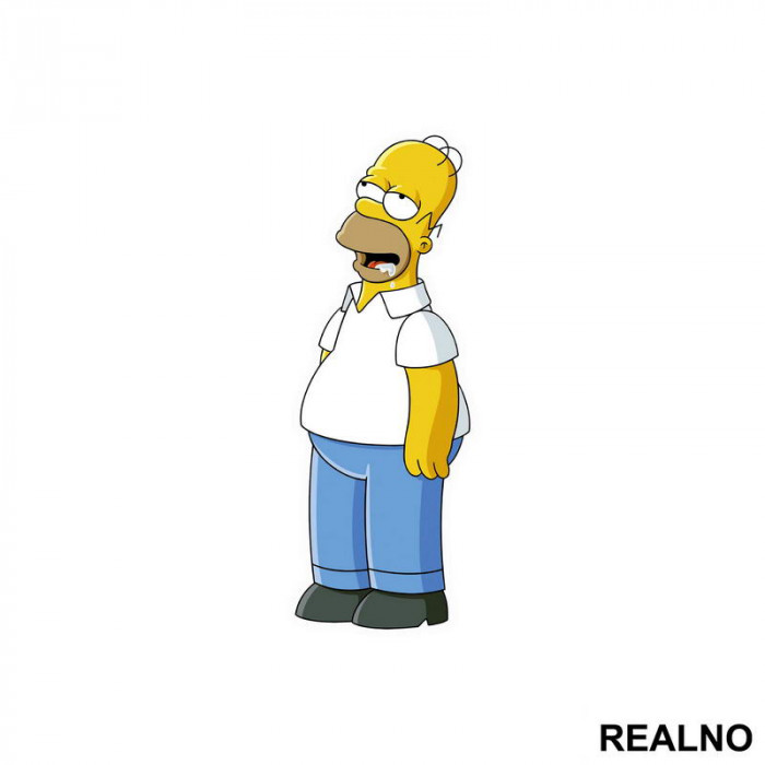 Homer Se Dosađuje - The Simpsons - Simpsonovi - Nalepnica
