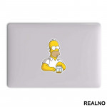 Homer i Pivo - The Simpsons - Simpsonovi - Nalepnica