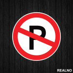 Zabranjeno Parkiranje - Servisna nalepnica