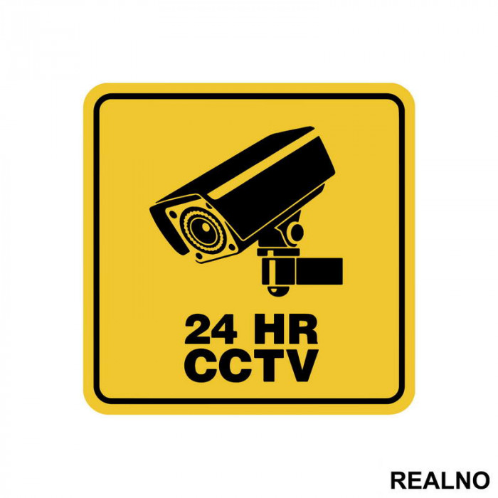 Objekat je pod video nadzorom - Video Nadzor - CCTV - 02 - Servisna nalepnica