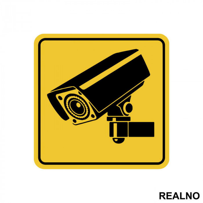 Objekat je pod video nadzorom - Video Nadzor - CCTV - 03 - Servisna nalepnica