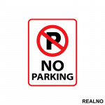 Zabranjeno Parkiranje - No Parking - 02 - Servisna nalepnica Zabranjeno Parkiranje - No Parking - 02 - Servisna nalepnica