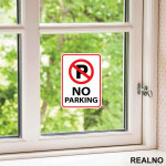 Zabranjeno Parkiranje - No Parking - 02 - Servisna nalepnica Zabranjeno Parkiranje - No Parking - 02 - Servisna nalepnica
