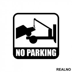 Zabranjeno Parkiranje - No Parking - 03 - Servisna nalepnica Zabranjeno Parkiranje - No Parking - 03 - Servisna nalepnica