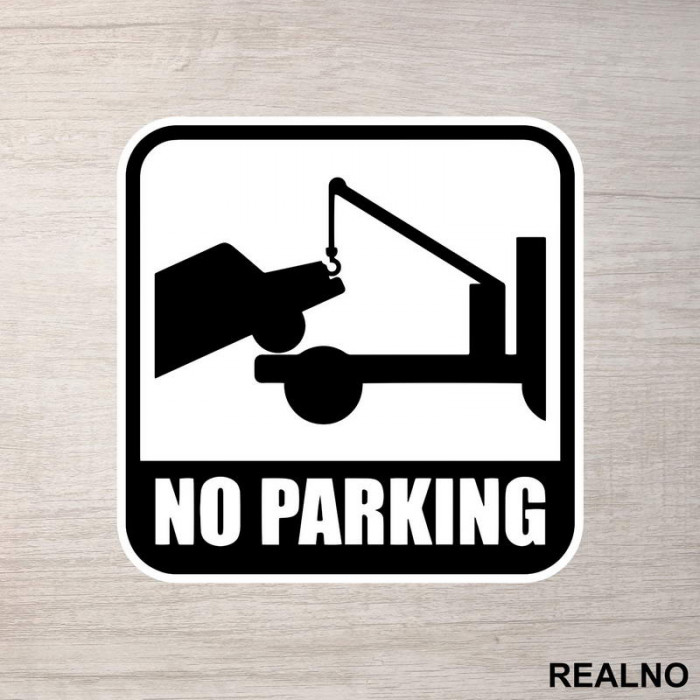 Zabranjeno Parkiranje - No Parking - 03 - Servisna nalepnica