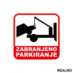 Zabranjeno Parkiranje - 03 - Servisna nalepnica Zabranjeno Parkiranje - 03 - Servisna nalepnica