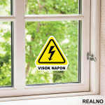 Visok Napon - Oprez - Servisna nalepnica