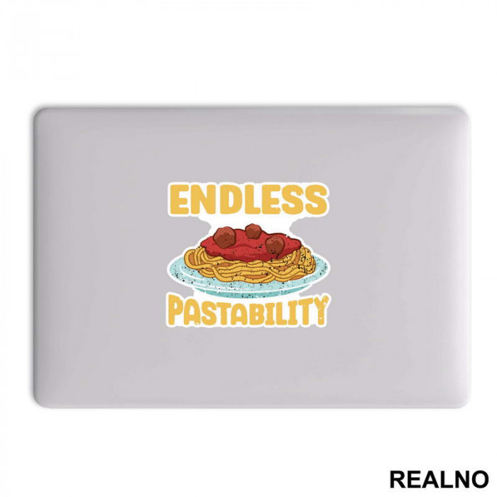 Endless Pastability - Yellow Letters - Hrana - Food - Nalepnica