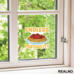 Endless Pastability - Yellow Letters - Hrana - Food - Nalepnica