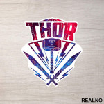 Symbols - Colors - Thor - Avengers - Nalepnica