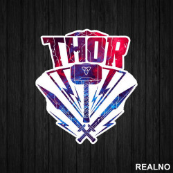 Symbols - Colors - Thor - Avengers - Nalepnica Symbols - Colors - Thor - Avengers - Nalepnica