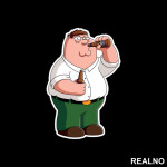 Pete Drinks - Family Guy - Nalepnica