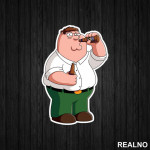 Pete Drinks - Family Guy - Nalepnica