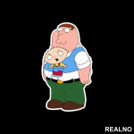 Pete And Stewie - Family Guy - Nalepnica