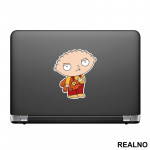 Stewie And Rupert - Waitng - Family Guy - Nalepnica