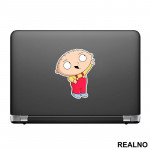 Stewie Touching - Family Guy - Nalepnica