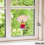 Crazy Stewie - Family Guy - Nalepnica
